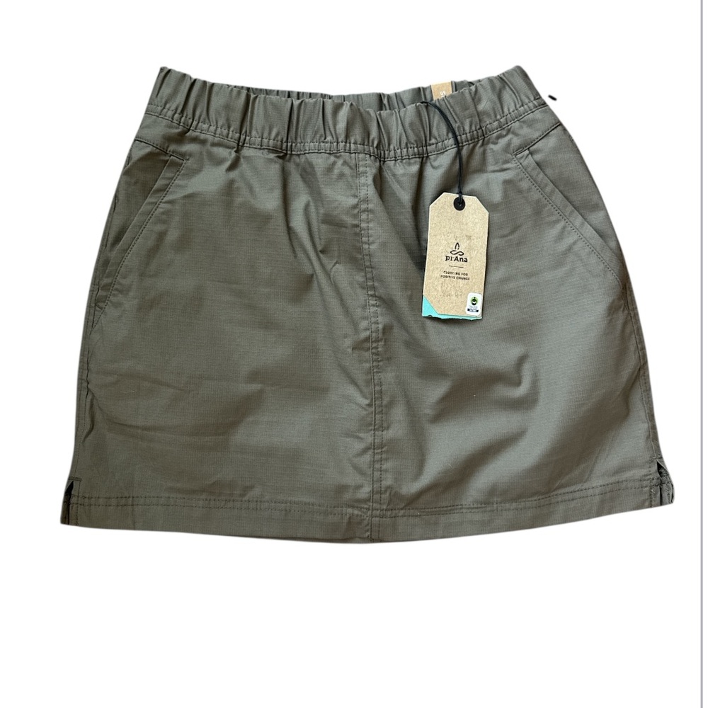 Prana Women’s Elastic Waist Double Peak Skort Size 2 Brand New - Picture 3 of 8